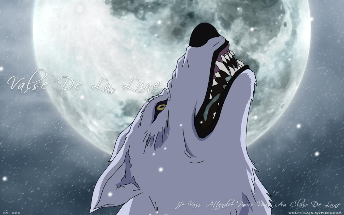 Картинки аниме волки