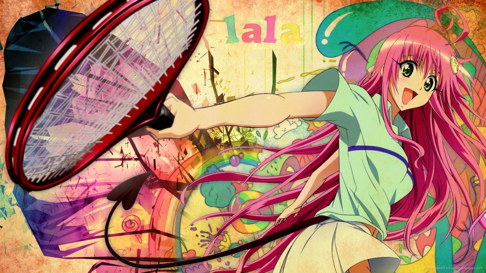 Девушка с теннисной ракеткой